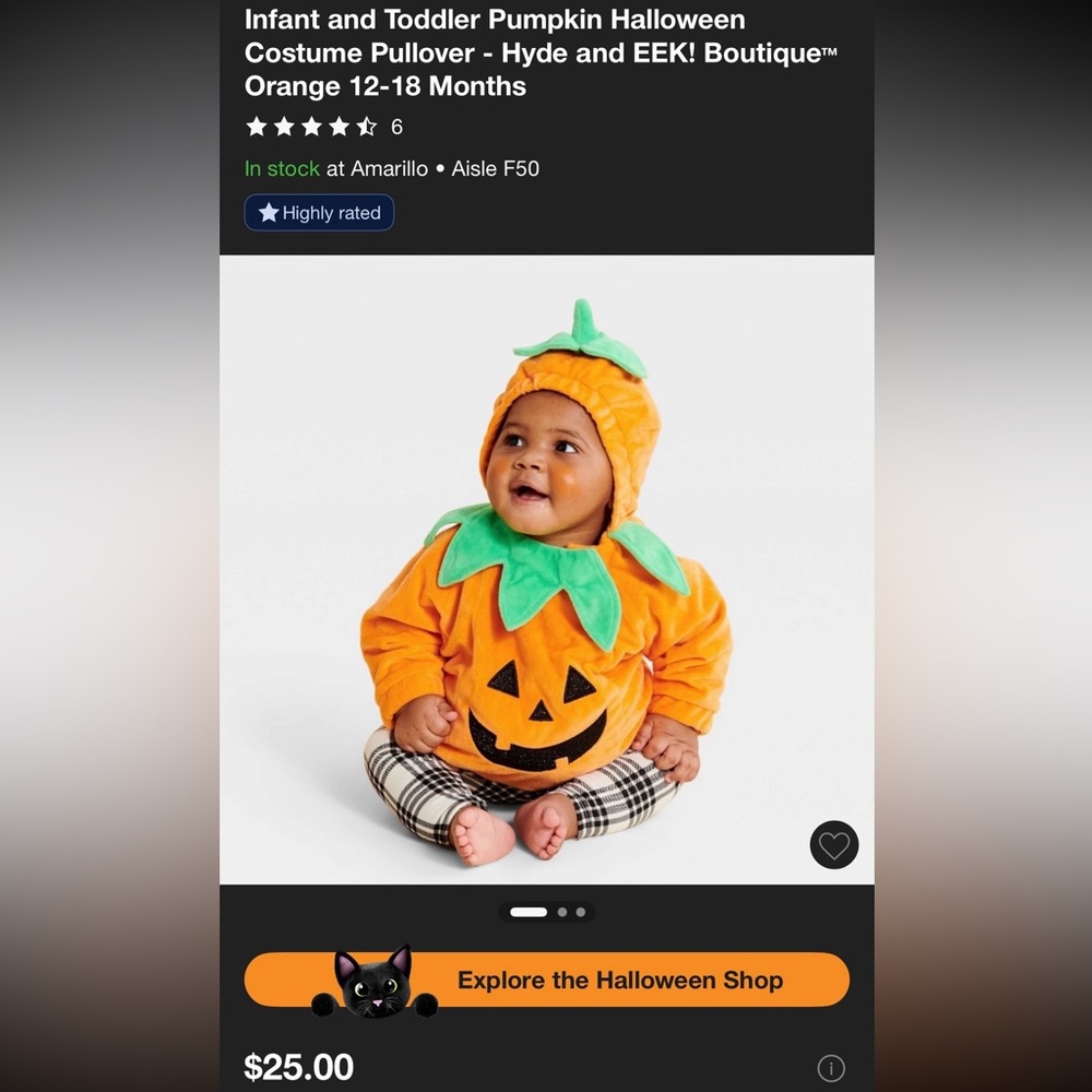 Hyde & Eek Baby 🎃 Costume